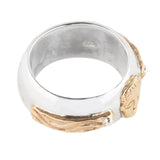 Priya Sterling Silver & Bronze Buddha Ring