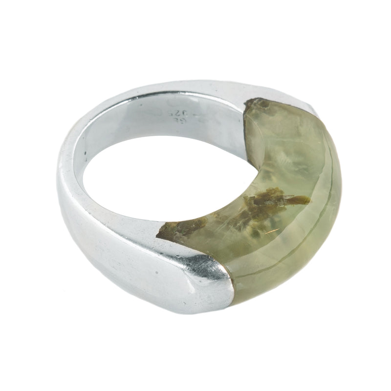 Gwyneth Prehnite & Sterling Silver Ring