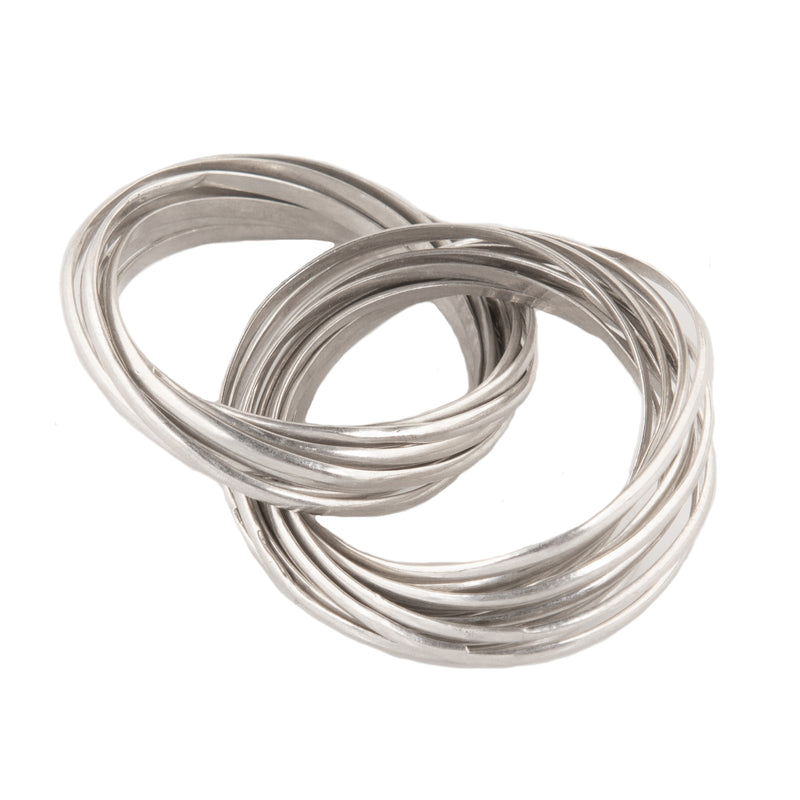 Zoe Sterling Silver Multi Band Ring